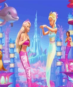 Barbie Mermaids paint by numbers