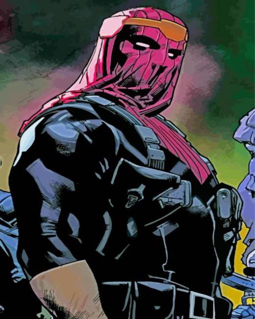 Baron Zemo Hero paint by numbers