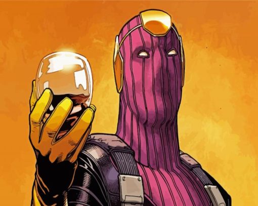 Baron Zemo Illustration paint by numbers