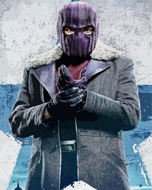 Baron Zemo Marvel paint by numbers