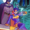 Batgirl And Batman paint by numbers