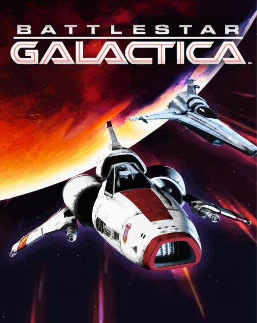 Batterstar Galactica paint by numbers