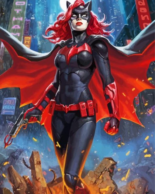 Batwoman Heroine paint by numbers