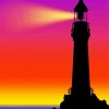 Beacon At Sunset Art paint by number