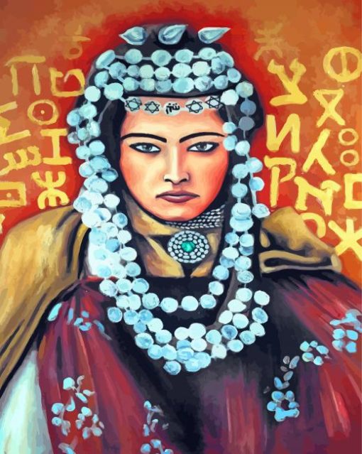 Beautiful Berber Woman Art paint by numbers