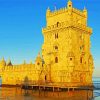 Belem Tower Lisbon Portugal paint by number