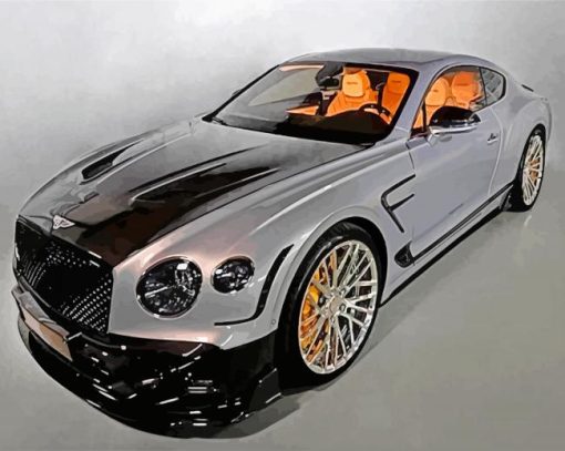 Bentley Continenttal GT paint by numbers