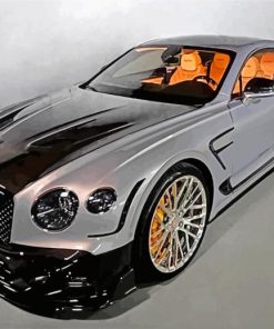 Bentley Continental Gt paint by number