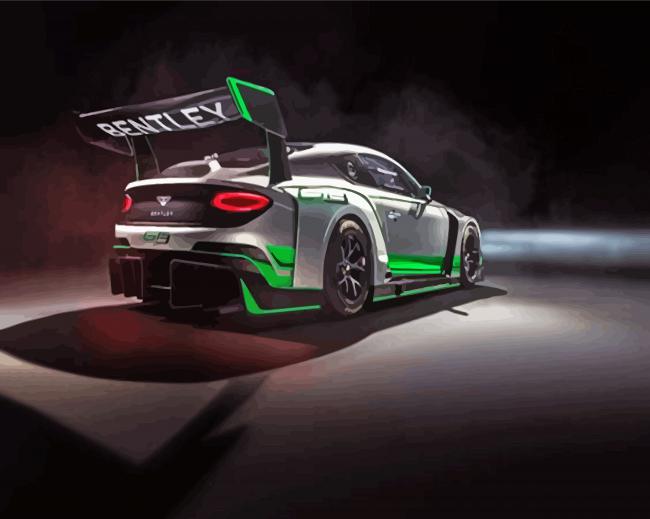Bentley Racing Car paint by number