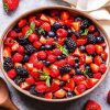 Berry Fruits Salade paint by numbers