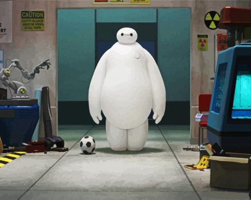 Big Hero Baymax Robot paint by number