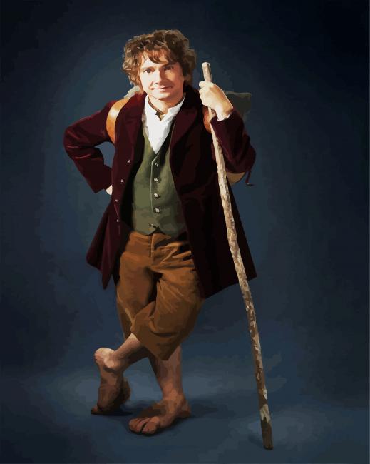 Bilbo Baggins paint by number