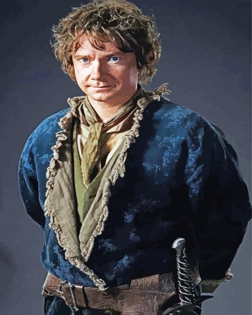 Bilbo From The Lord Of The Rings paint by number