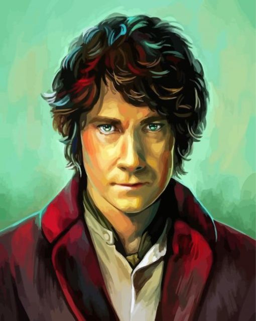 Bilbo Movie Character paint by number