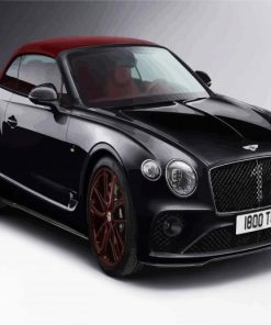 Black And Red Bentley paint by number