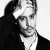 Black And White Johny Depp paint by numbers