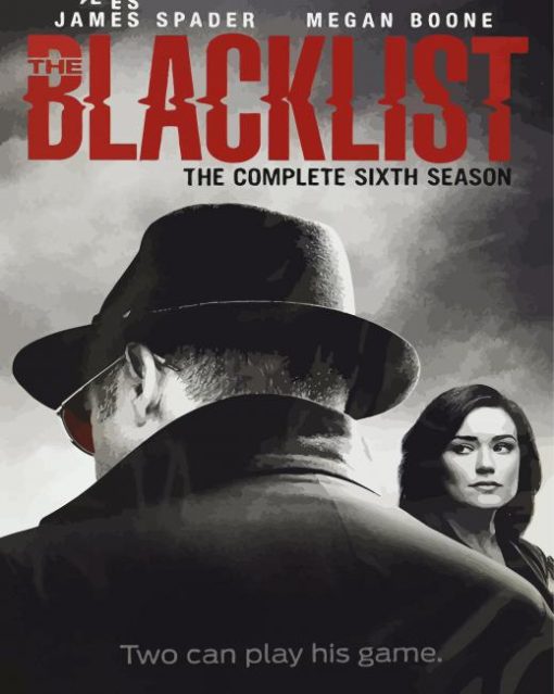 Blacklist Movie paint by numbers