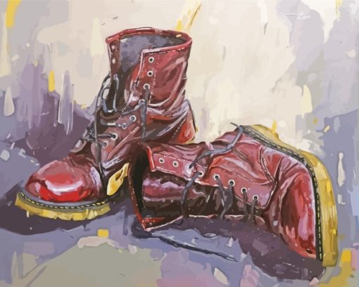 Boots Art paint by numbers