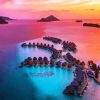 Bora Bora Island At Sunset paint by number