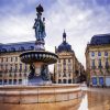 Bordeaux Mirroir D Eau Fountain In France paint by numbers