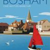 Bosham Village Poster paint by numbers