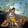 Boys Playing Soldiers Goya Art paint by number