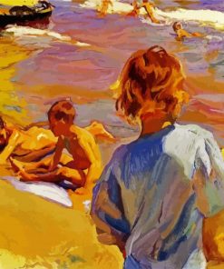 Boys On The Beach Sorolla paint by numbers