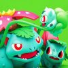 Bulbasaur Family paint by number