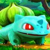 Bullbasaur Pokemon paint by numbers