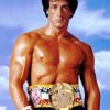 Champion Rocky Balboa paint by number