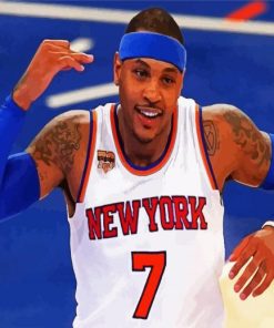 Carmelo Anthony paint by number