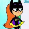Cartoon Batgirl paint by numbers
