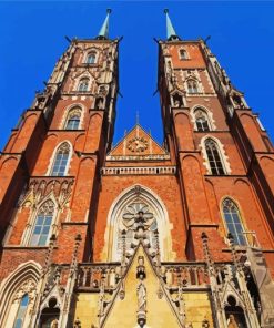 Cathedral Of St John The Baptist Wroclaw paint by numbers