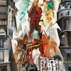 Champs De Mars The Red Tower Robert Delaunay paint by numbers