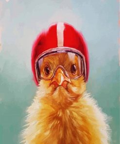 Chicks With Helmet paint by number