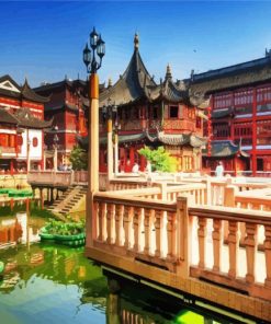 China Shanghai Yu Garden paint by numbers