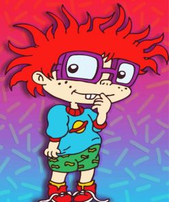 Chuckie Finster Rugrats paint by number