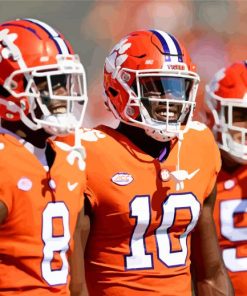 Clemson Tigers Football Players paint by number