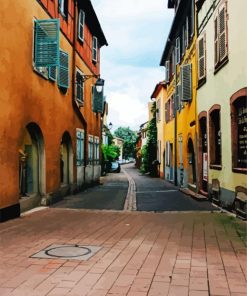 Colmar Streets paint by numbers