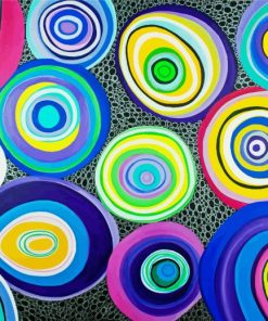 Colorful Circles paint by number