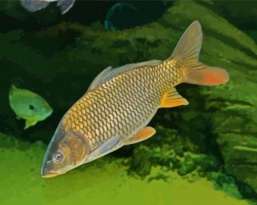 Common Carp Fish paint by numbers