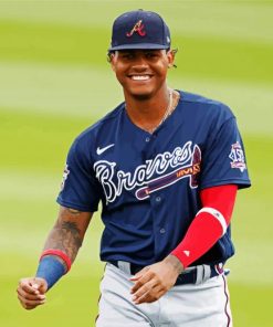 Cristian Pache Atlanta Braves paint by number
