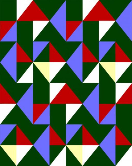 Cubism Pattern Art paint by number