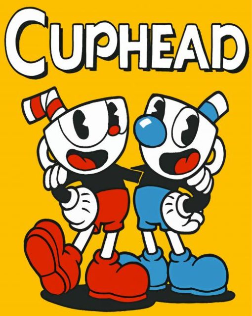 Cuphead Illustration paint by numbers