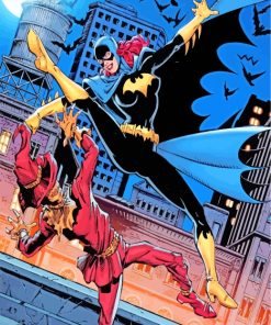 DC Batgirl Superhero paint by numbers