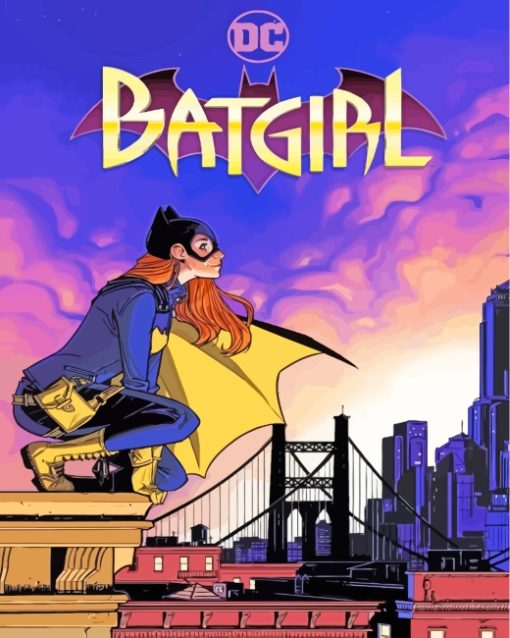 DC Comic Batgirl paint by numbers