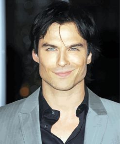 Damon Salvatore paint by number