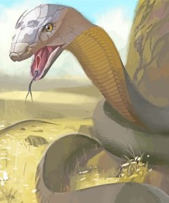 Desert Kobra Snake paint by numbers