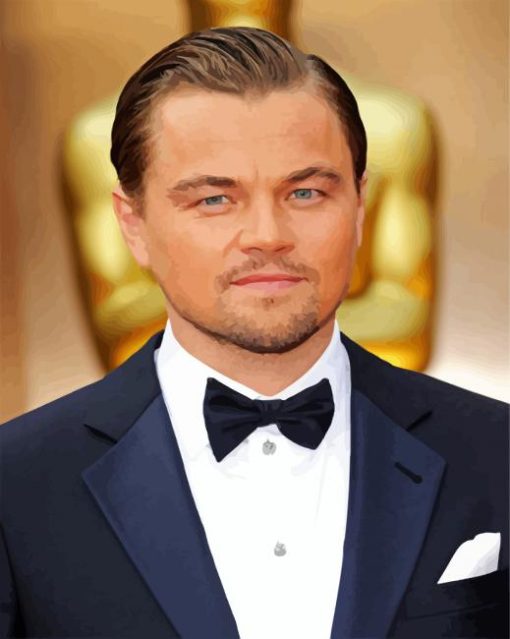 Dicaprio paint by numbers