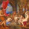 Diana And Actaeon By Tiziano paint by numbers